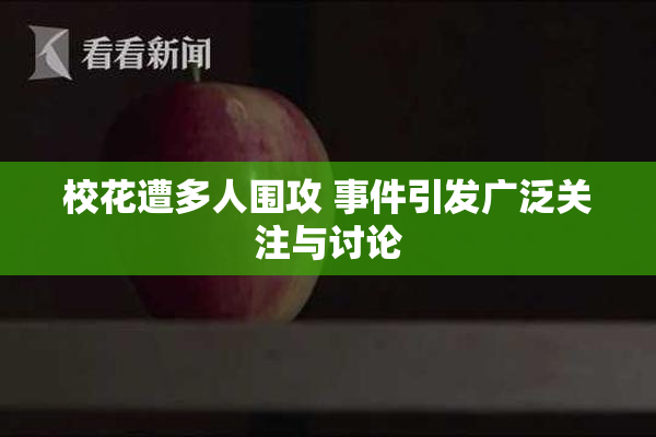 校花遭多人围攻 事件引发广泛关注与讨论