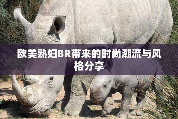 欧美熟妇BR带来的时尚潮流与风格分享