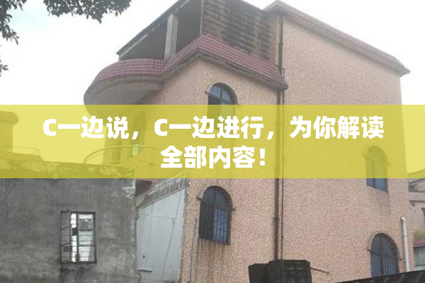 C一边说，C一边进行，为你解读全部内容！