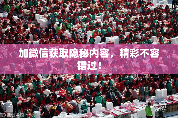 加微信获取隐秘内容，精彩不容错过！