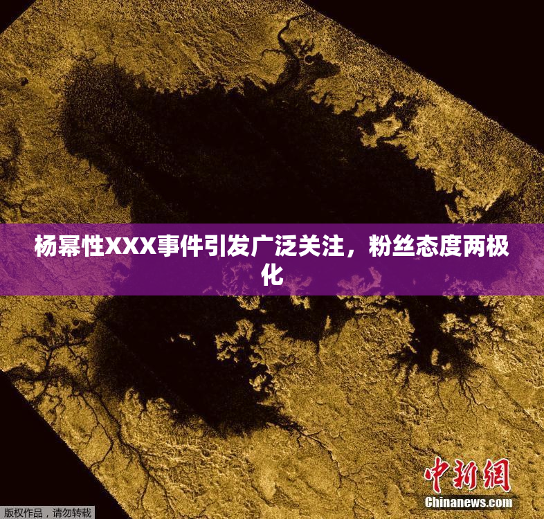 杨幂性XXX事件引发广泛关注，粉丝态度两极化