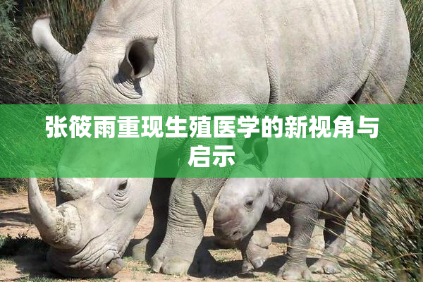 张筱雨重现生殖医学的新视角与启示