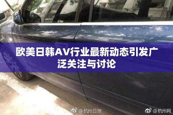 欧美日韩AV行业最新动态引发广泛关注与讨论