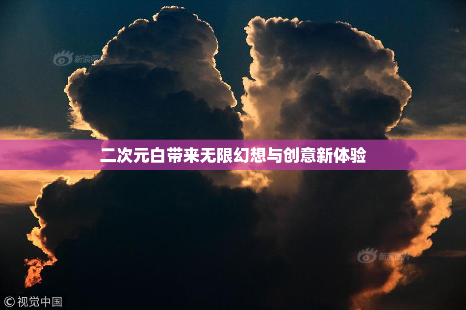 二次元白带来无限幻想与创意新体验