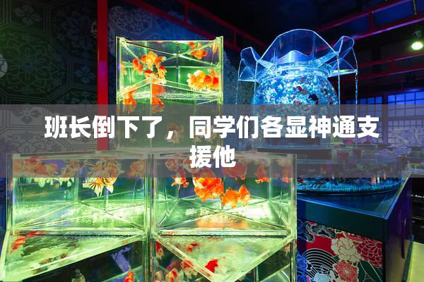 班长倒下了，同学们各显神通支援他