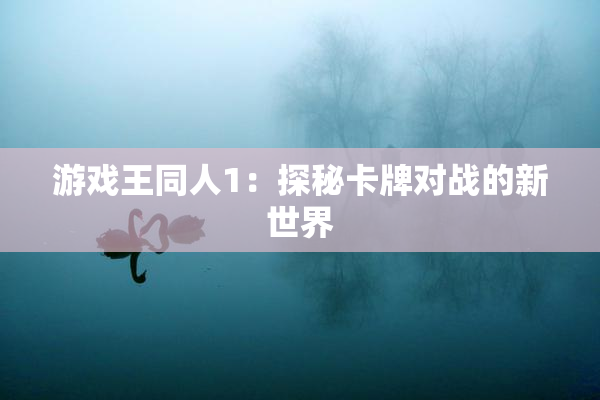 游戏王同人1：探秘卡牌对战的新世界