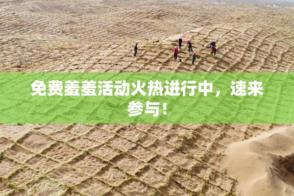 免费羞羞活动火热进行中，速来参与！