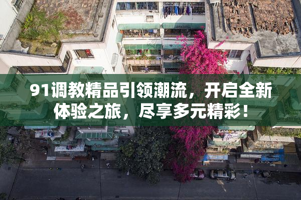 91调教精品引领潮流，开启全新体验之旅，尽享多元精彩！