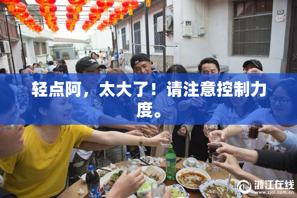 轻点阿，太大了！请注意控制力度。
