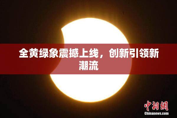 全黄绿象震撼上线，创新引领新潮流