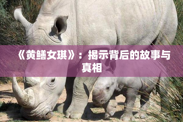 《黄鳝女琪》：揭示背后的故事与真相