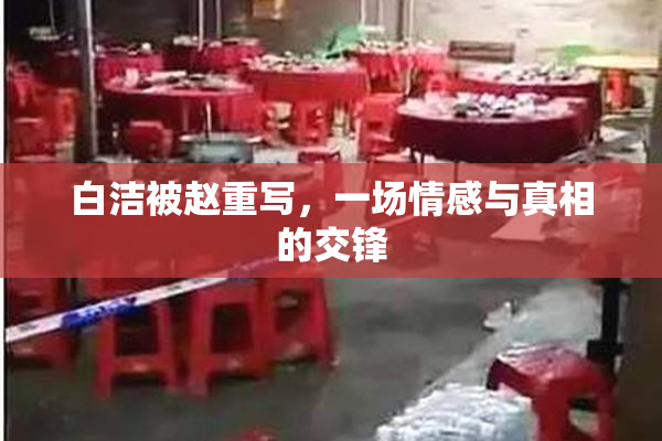白洁被赵重写，一场情感与真相的交锋