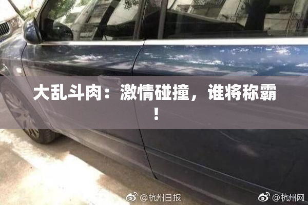 大乱斗肉：激情碰撞，谁将称霸！
