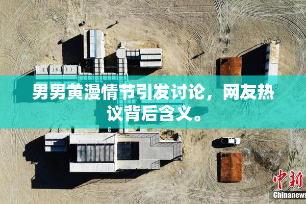 男男黄漫情节引发讨论，网友热议背后含义。