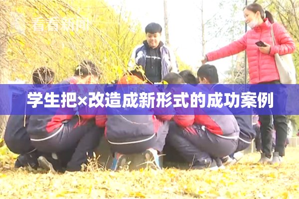 学生把×改造成新形式的成功案例