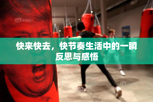 快来快去，快节奏生活中的一瞬反思与感悟