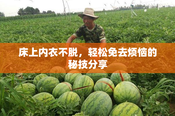 床上内衣不脱，轻松免去烦恼的秘技分享