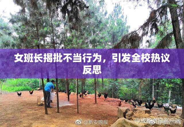 女班长揭批不当行为，引发全校热议反思