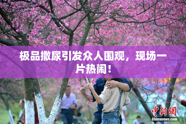 极品撒尿引发众人围观，现场一片热闹！