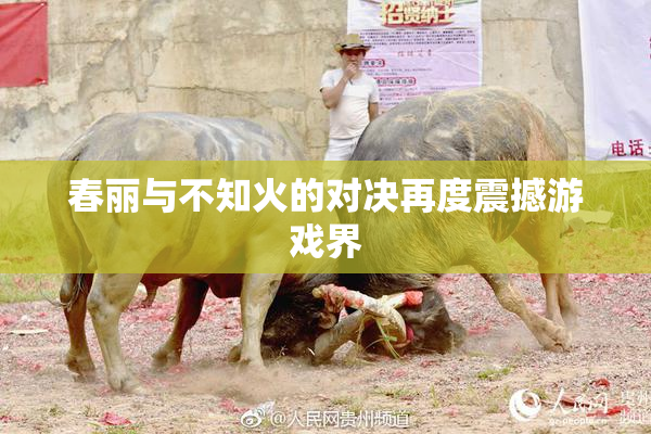 春丽与不知火的对决再度震撼游戏界