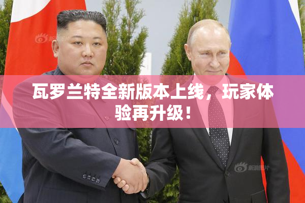 瓦罗兰特全新版本上线，玩家体验再升级！