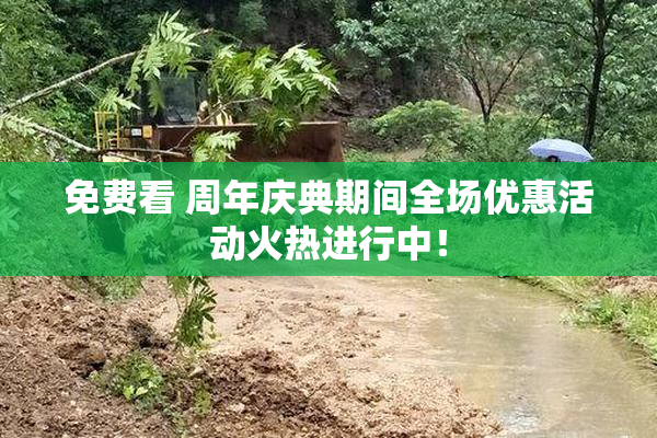 免费看 周年庆典期间全场优惠活动火热进行中！