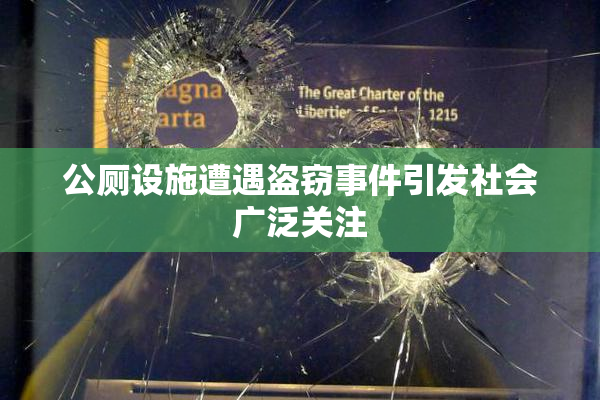 公厕设施遭遇盗窃事件引发社会广泛关注