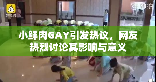 小鲜肉GAY引发热议，网友热烈讨论其影响与意义