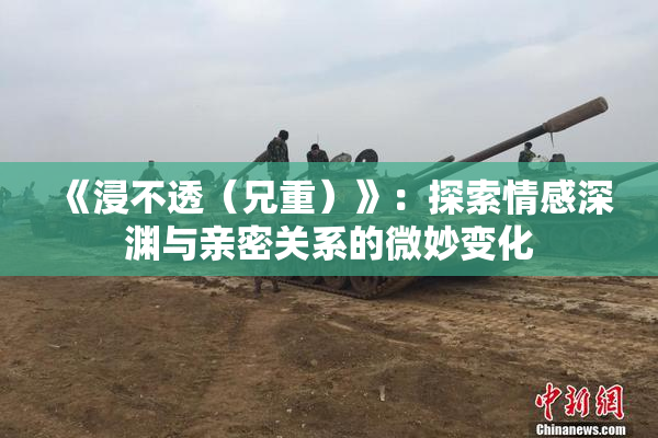 《浸不透（兄重）》：探索情感深渊与亲密关系的微妙变化
