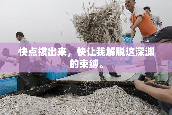 快点拔出来，快让我解脱这深渊的束缚。