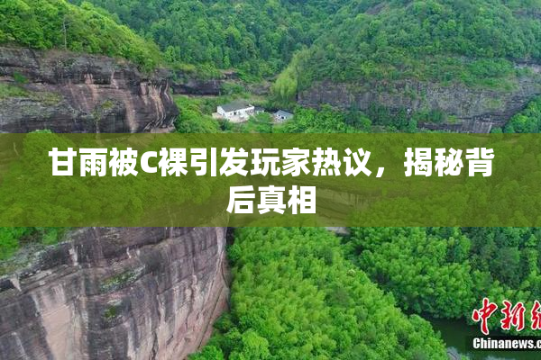 甘雨被C裸引发玩家热议，揭秘背后真相