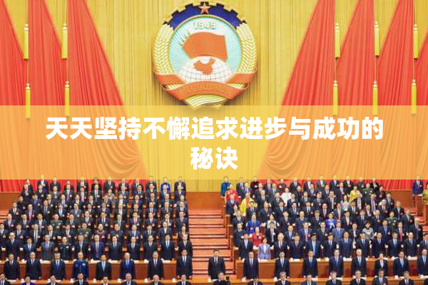 天天坚持不懈追求进步与成功的秘诀