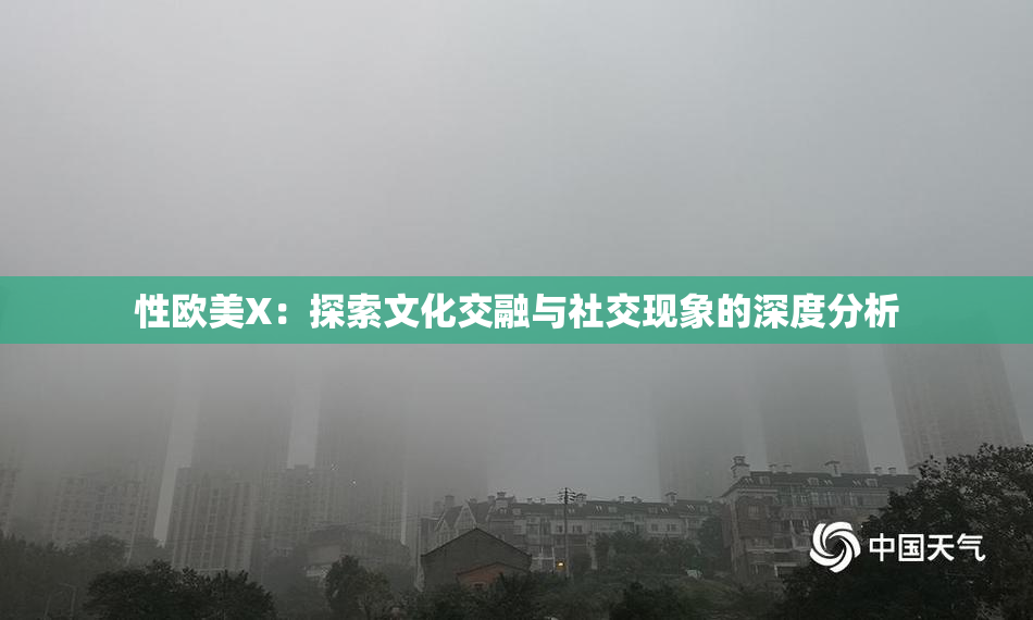 性欧美X：探索文化交融与社交现象的深度分析