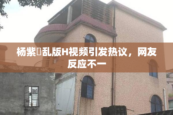 杨紫婬乱版H视频引发热议，网友反应不一