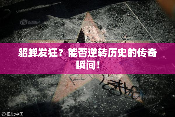 貂蝉发狂？能否逆转历史的传奇瞬间！