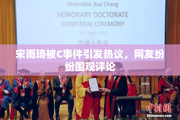 宋雨琦被C事件引发热议，网友纷纷围观评论