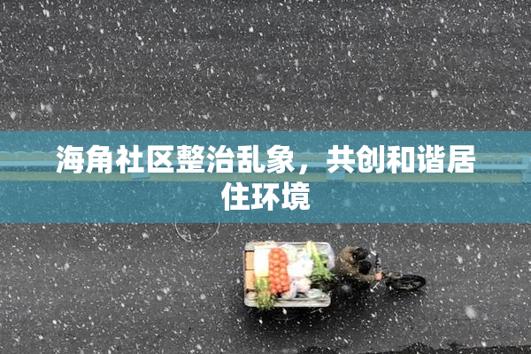 海角社区整治乱象，共创和谐居住环境