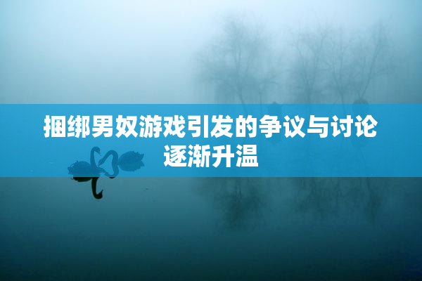捆绑男奴游戏引发的争议与讨论逐渐升温