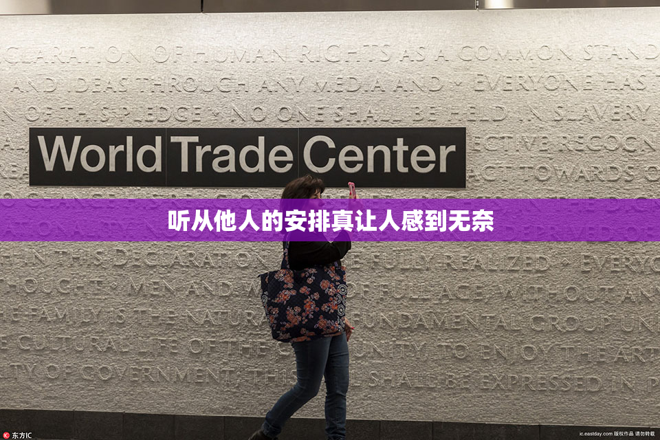 听从他人的安排真让人感到无奈