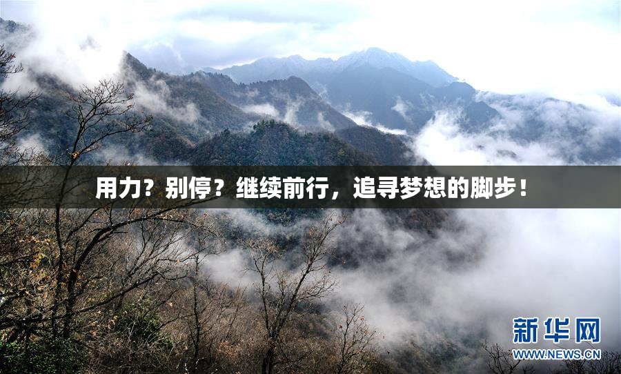 用力？别停？继续前行，追寻梦想的脚步！