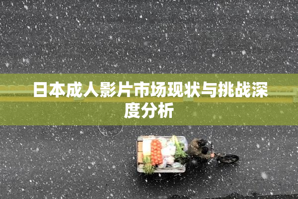 日本成人影片市场现状与挑战深度分析