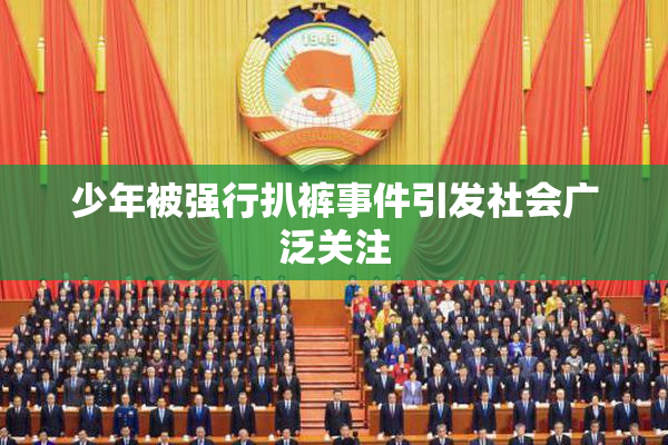 少年被强行扒裤事件引发社会广泛关注