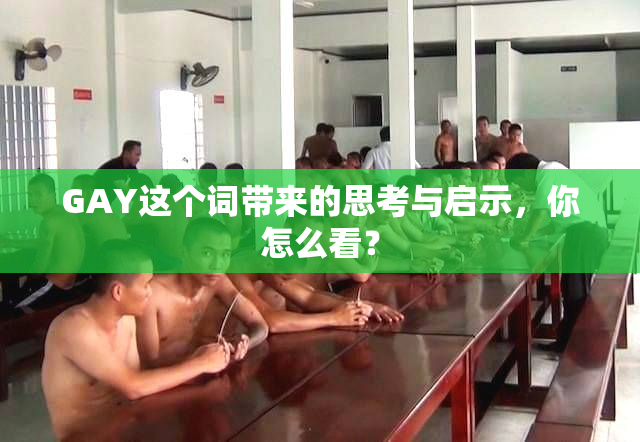 GAY这个词带来的思考与启示，你怎么看？