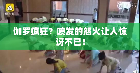 伽罗疯狂？喷发的怒火让人惊讶不已！