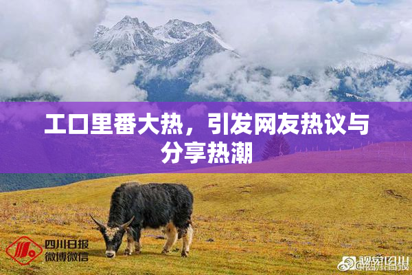 工口里番大热，引发网友热议与分享热潮