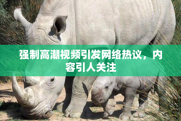 强制高潮视频引发网络热议，内容引人关注