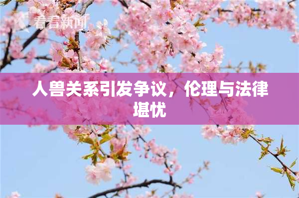 人兽关系引发争议，伦理与法律堪忧