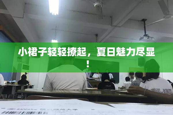 小裙子轻轻撩起，夏日魅力尽显！