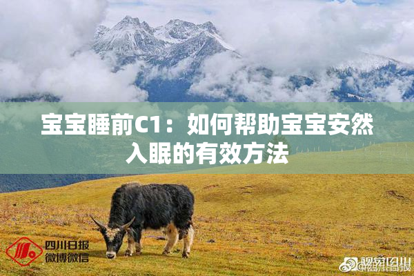 宝宝睡前C1：如何帮助宝宝安然入眠的有效方法
