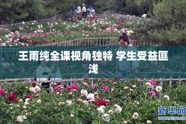 王雨纯全课视角独特 学生受益匪浅